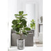 4'10" Silk Fiddle Leaf Fig Tree w/Planter -Green - WP0707-GR