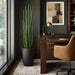 4'7"Hx11.5"W Sansevieria Snake Artificial Plant w/Cement Planter -Green - WP0750-GR