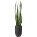 4'7"Hx11.5"W Sansevieria Snake Artificial Plant w/Cement Planter -Green - WP0750-GR
