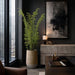 5'6"Hx32"W Fern Artificial Plant w/Cement Planter -Green - WP0751-GR