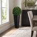 3'8" Boxwood Ball-Shaped Artificial Topiary Tree w/Bamboo Container -Green - WP7667-GR