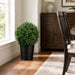 2'6" Boxwood Ball-Shaped Artificial Topiary Tree w/Bamboo Container -Green - WP7673-GR