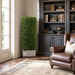 48"Hx22"W"x13"D Artificial Boxwood Artificial Topiary Hedge w/Stone Planter -Green - WP8201-GR