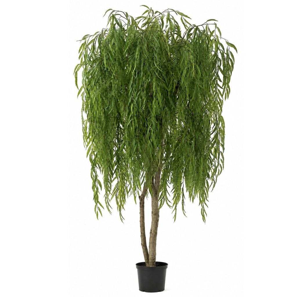 8' CUSTOM MADE IFR Weeping Willow Artificial Tree -5,088 Leaves — Silks Are  Forever