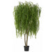 8' Custom-Made IFR Weeping Willow Artificial Tree w/Pot -5,088 Leaves -Green - WR1382