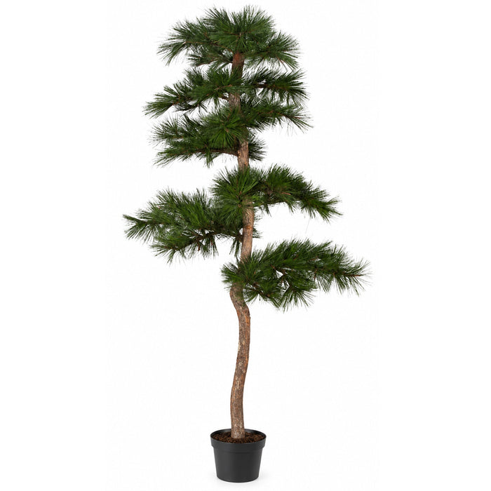 7' Custom-Made IFR PVC Needle Pine Artificial Tree w/Pot -Green - WR150000