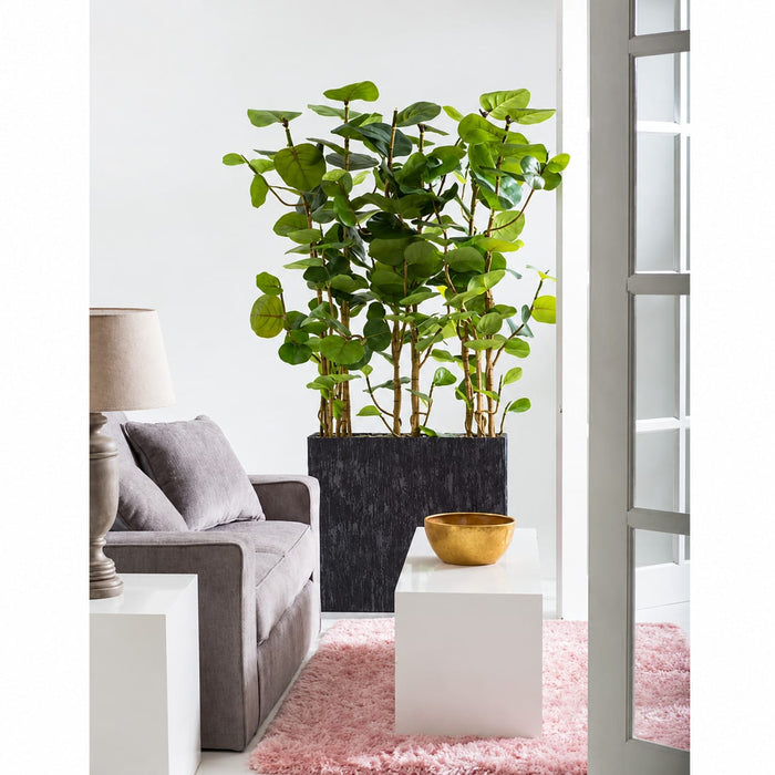 6'6" EVA Seagrape Wall Divider Artificial Tree w/Container -Green - WT4914-GR