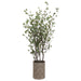 7' Cornus Silk Tree w/Fiber Cement Planter -Green - WT4990-GR
