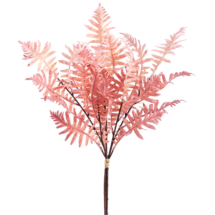 20.5" Artificial Fern Stem Bundle -Pink (Pack of 12) - XAB544-PK