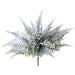20" Snowed Artificial Fern Plant -Green (pack of 6) - XAB718-GR/SN