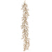 5' Iced & Glittered Artificial Plastic Twig Garland -Gold (pack of 2) - XAG065-GO