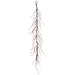4'10" Snowed Artificial Twig Garland -Brown/Snow (pack of 12) - XAG180-BR/SN