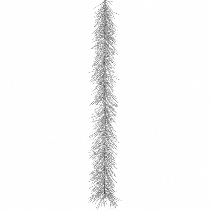 6' Tinsel Artificial Garland -Silver (Pack of 8) - XAG226-SI