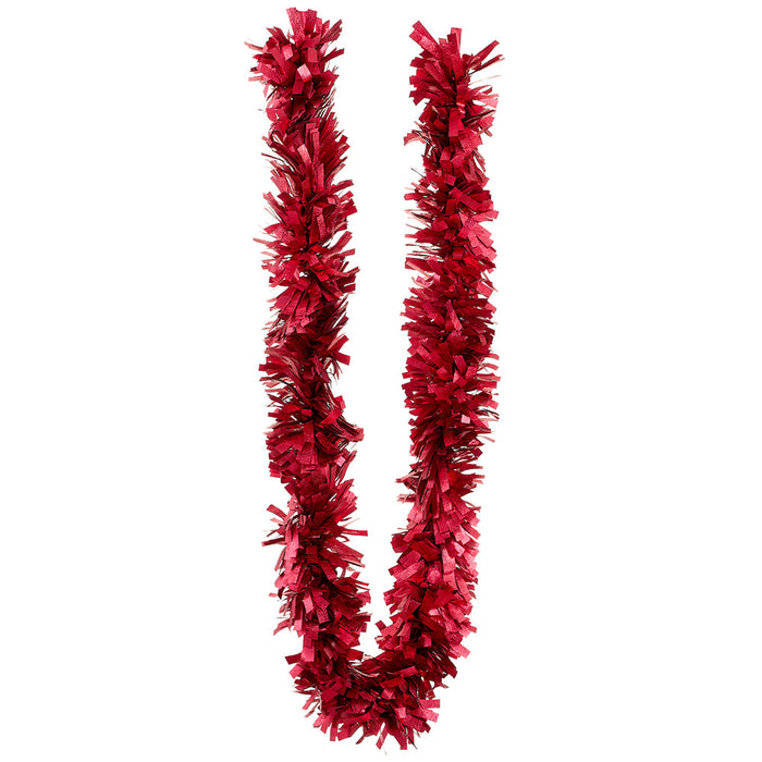 9' Artificial Fringe Garland -Red (Pack of 6) - XAG229-RE