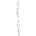 3'1" Flocked Artificial Pearl Twig Garland -White/Pearl (Pack of 12) - XAG276-WH/P