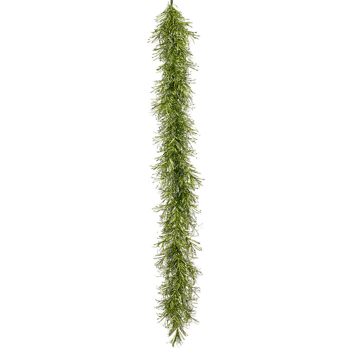 6' Tinsel Artificial Garland -Green (Pack of 6) - XAG974-GR