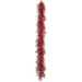 6' Tinsel Artificial Garland -Red (Pack of 6) - XAG974-RE