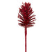13" Artificial Plastic Pinecone Stem Pick -Red (Pack of 12) - XAK471-RE