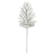 13" Artificial Plastic Pinecone Stem Pick -White (Pack of 12) - XAK471-WH