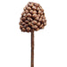 10" Artificial Plastic Pinecone Stem Pick -Brown (Pack of 12) - XAK577-BR