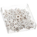1.5"Hx4.75"Wx4.75"L Artificial Boxed Snowflake Wood Confetti Assortment -White (pack of 12) - XAL068-WH