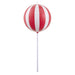 30" Hanging Beaded Lollipop Artificial Stem Pick -Red/White (Pack of 4) - XAQ018-RE/WH