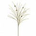 41" Iced Pinecone & Pine Artificial Stem -Brown/Green (Pack of 12) - XAQ039-BR/GR