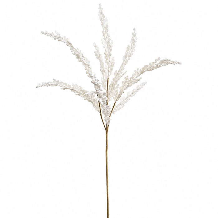 41" Reed Grass Artificial Stem -White (Pack of 12) - XAQ051-WH