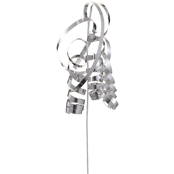 21" Tinsel Stem -Silver (Pack of 12) - XAQ055-SI