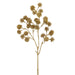 17" Glittered Artificial Thistle Flower Stem -Gold (Pack of 24) - XAQ057-GO