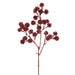 17" Glittered Artificial Thistle Flower Stem -Red (Pack of 24) - XAQ057-RE