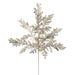 30" Glittered Juniper Artificial Stem -Champagne (Pack of 12) - XAQ058-CN