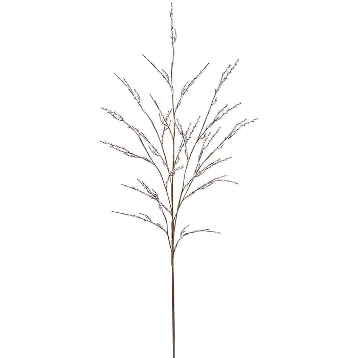76" Iced Artificial Twig Stem -White (Pack of 6) - XAQ070-CW/BR