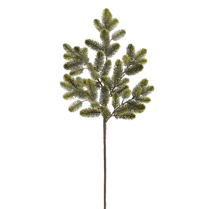 38" Glittered Artificial Pine Stem -Green (Pack of 4) - XAQ071-GR
