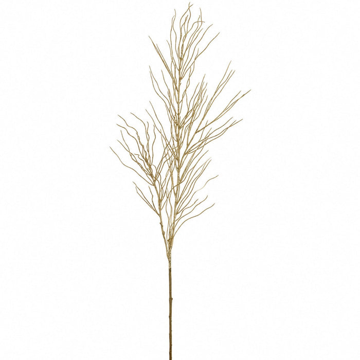 51" Glittered Artificial Twig Stem -Gold (Pack of 12) - XAQ074-GO
