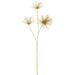 35.5" Glittered Metallic Artificial Pine Stem -Gold (Pack of 12) - XAQ078-GO