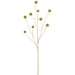 49" Glittered Metallic Artificial Globe Thistle Flower Stem -Champagne (Pack of 6) - XAQ081-CN