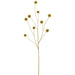 49" Glittered Metallic Artificial Globe Thistle Flower Stem -Gold (Pack of 6) - XAQ081-GO