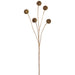 28" Metallic Artificial Billy Button Flower Stem -Copper (Pack of 12) - XAQ092-CP