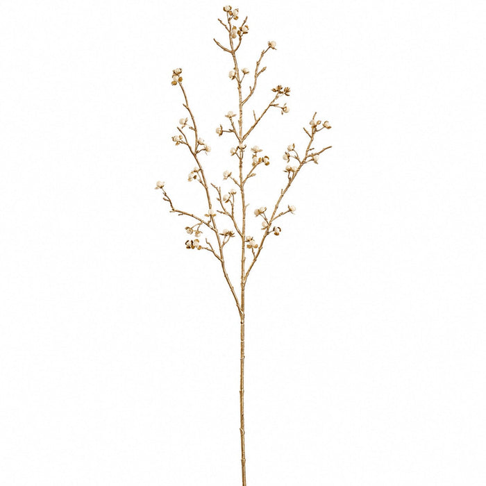 37" Artificial Berry Stem -Cream (Pack of 12) - XAQ109-CR