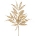 23" Glittered Artificial Willow Leaf Stem -Gold (Pack of 24) - XAQ119-GO