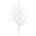 29" Iced Artificial Twig Stem -White (Pack of 12) - XAQ126-WH