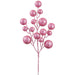 21" Glittered Artificial Ball Stem -Pink (Pack of 12) - XAQ130-PK
