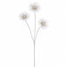 24" Jewelled Lace Artificial Flower Stem -White (Pack of 12) - XAQ173-WH