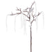 50" Hanging Beaded Artificial Icicle Stem -Clear/Brown (Pack of 6) - XAQ242-CW/BR
