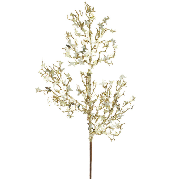 28" Metallic Artificial Butterfly Stem -Gold (Pack of 12) - XAQ260-GO