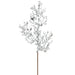 28" Metallic Artificial Butterfly Stem -Silver (Pack of 12) - XAQ260-SI