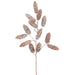 24" Iced Plastic Faux Pinecone Stem -Brown (Pack of 12) - XAQ324-BR