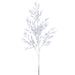 36" Flocked Artificial Wheat Grass Stem -White (Pack of 12) - XAQ408-WH