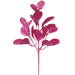 17" Glittered Artificial Eucalyptus Leaf Stem -Fuchsia (Pack of 36) - XAQ441-FU